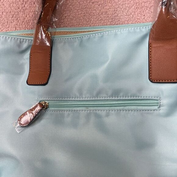 Mia And Tess Bag Brand New Tote And Shoulder Bag Turquoise  FALL Transition - Picture 8 of 12